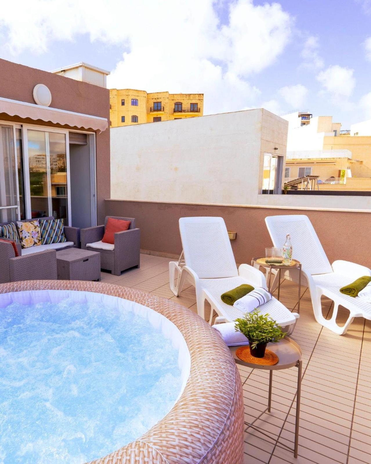 La88 Bayview Penthouse With Jacuzzi Leilighet Sliema Eksteriør bilde